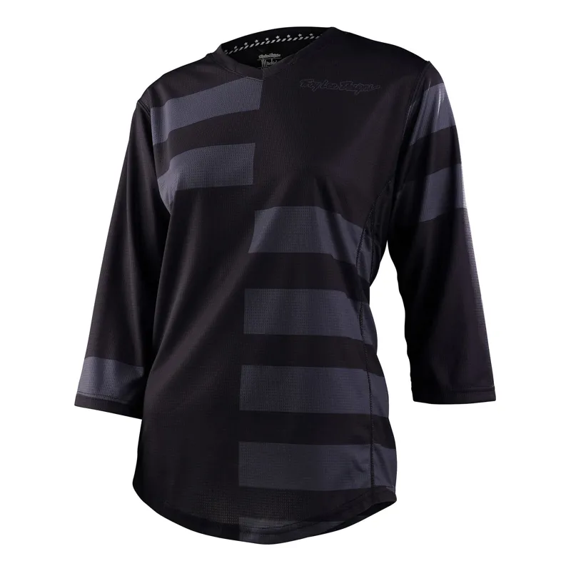 Troy Lee Designs Mischief Womens Split Stripe Jersey in Black